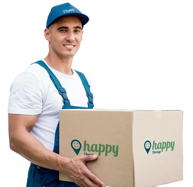 
young delivery man hold-cardboard box hishands